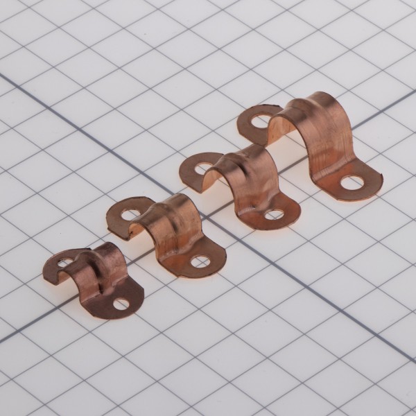 Small Ribbed Copper Pipe Saddle